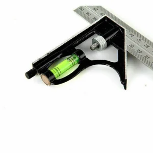 Engineers Kit Square Stainless Steel Angle Ruler Set